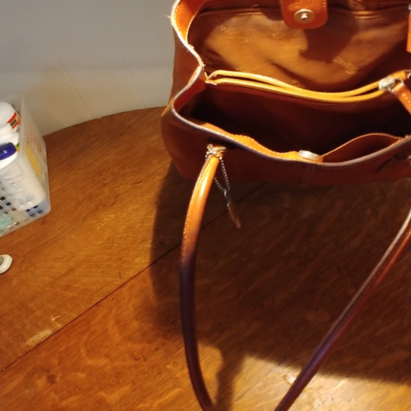 Fossil Leather Satchel - Picture 2 of 3